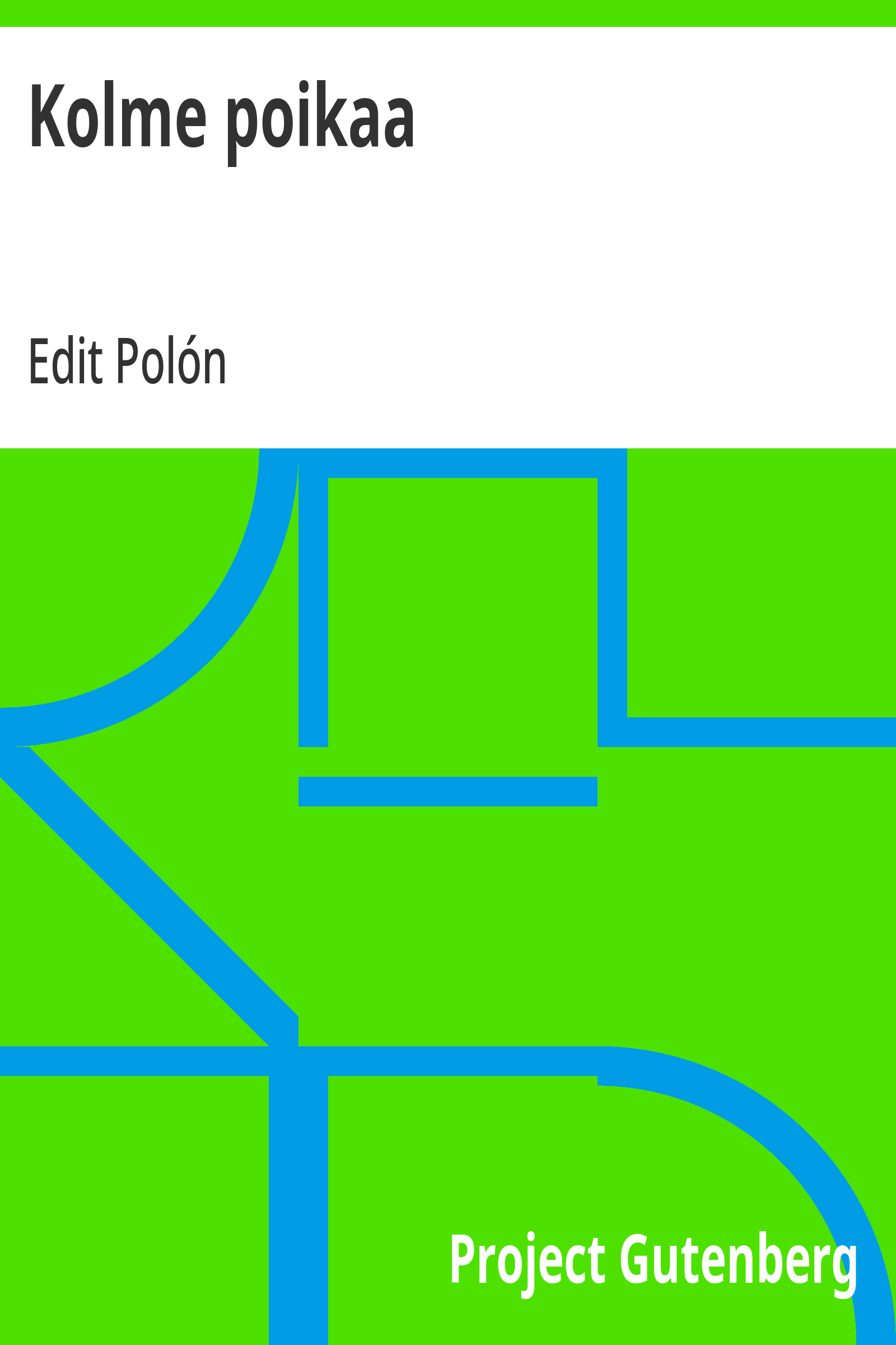 Kolme poikaa cover