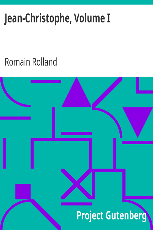 Jean-Christophe, Volume I cover