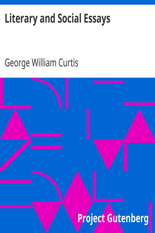 Literary and Social Essays cover