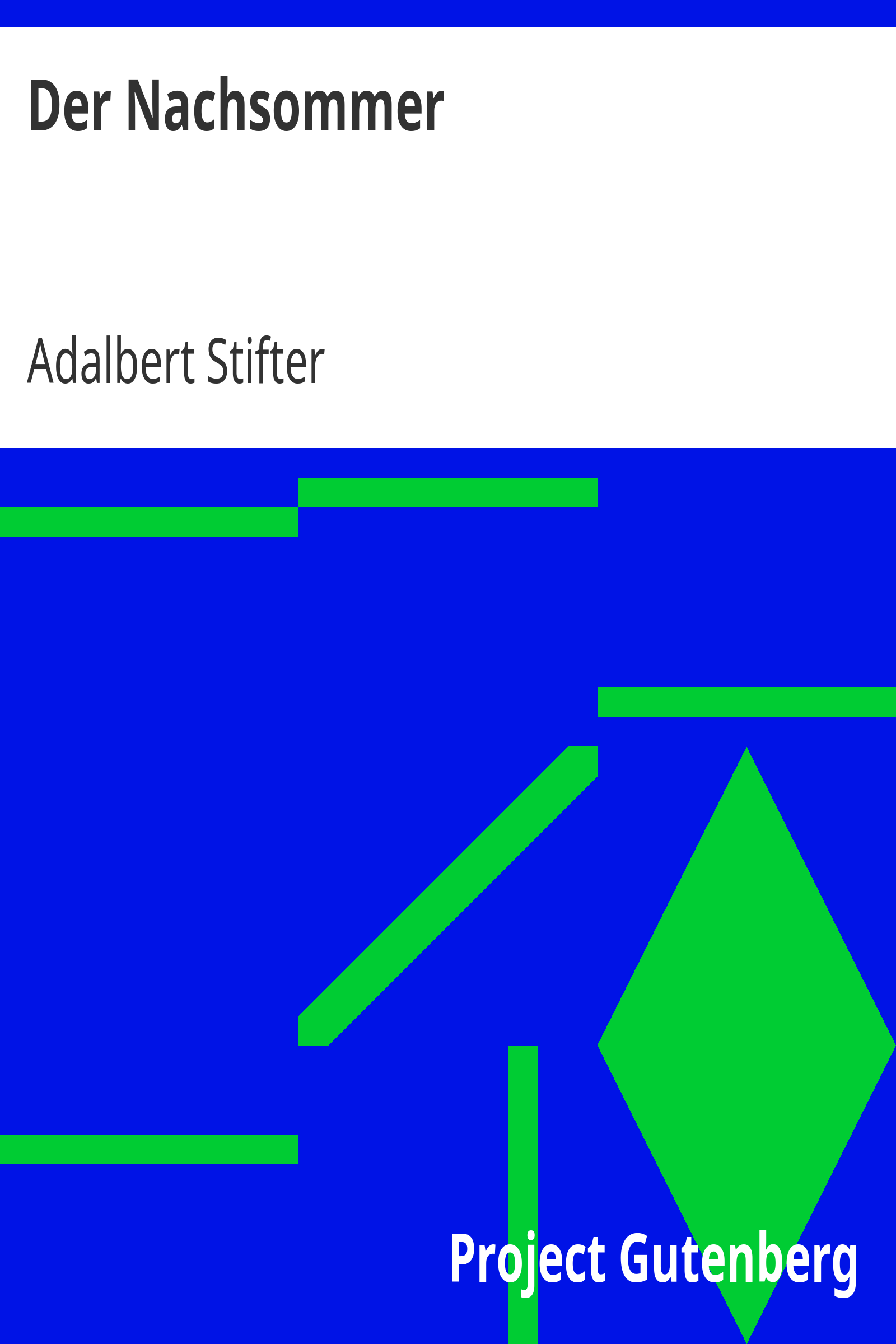 Der Nachsommer cover