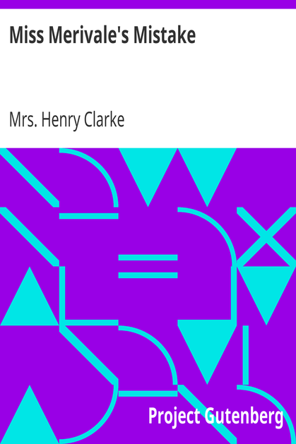 Miss Merivale's Mistake cover