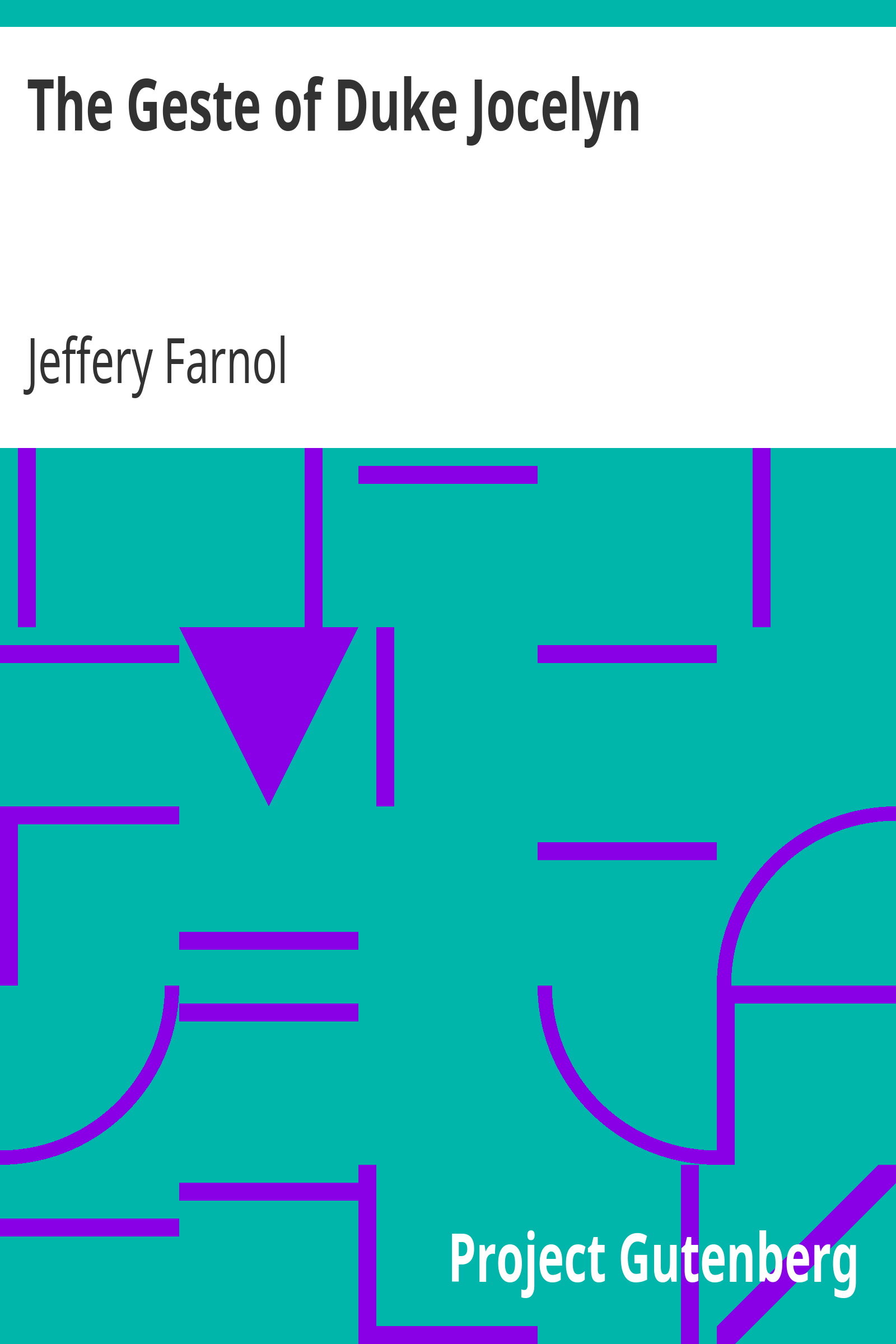 The Geste of Duke Jocelyn cover