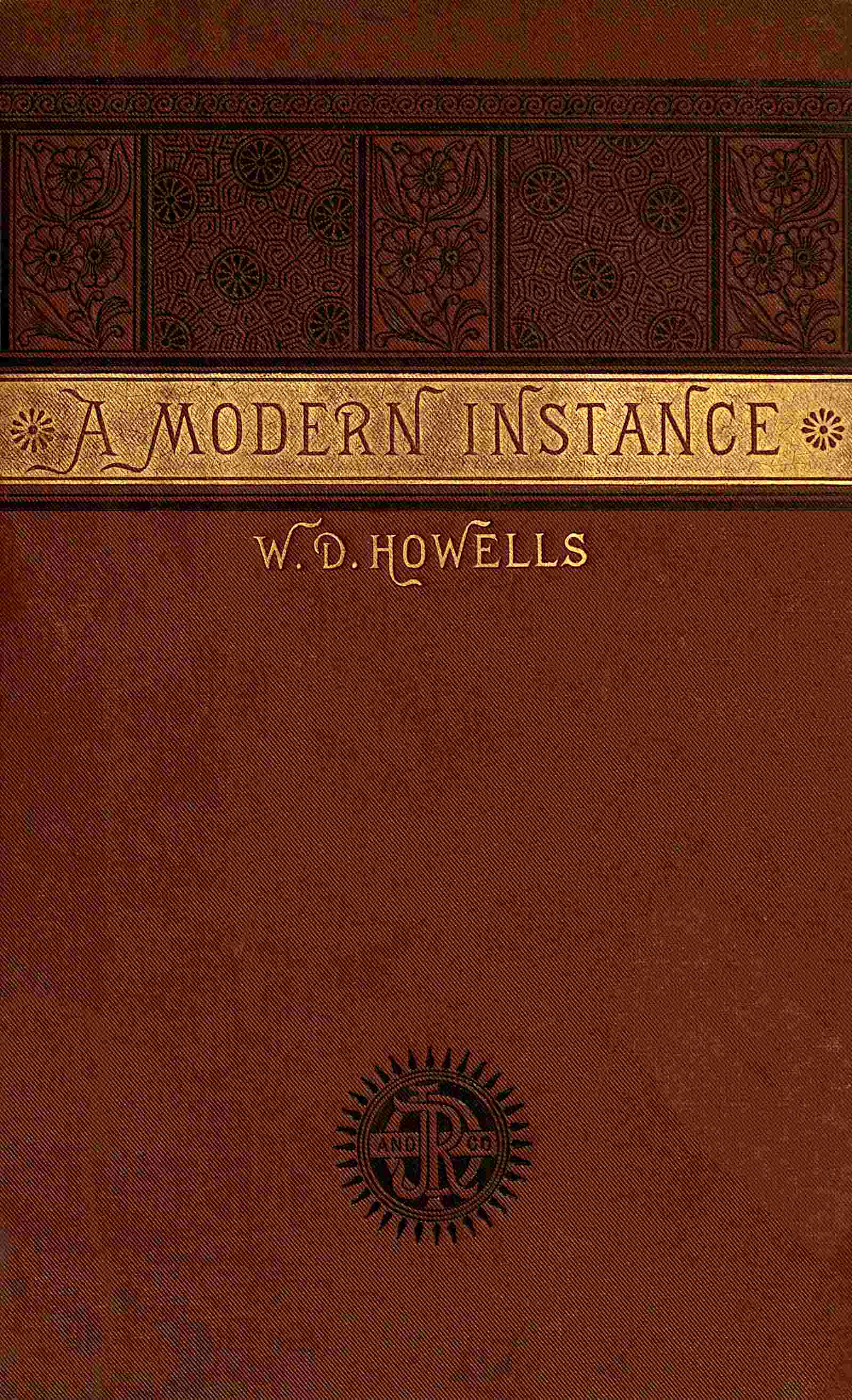 A Modern Instance cover