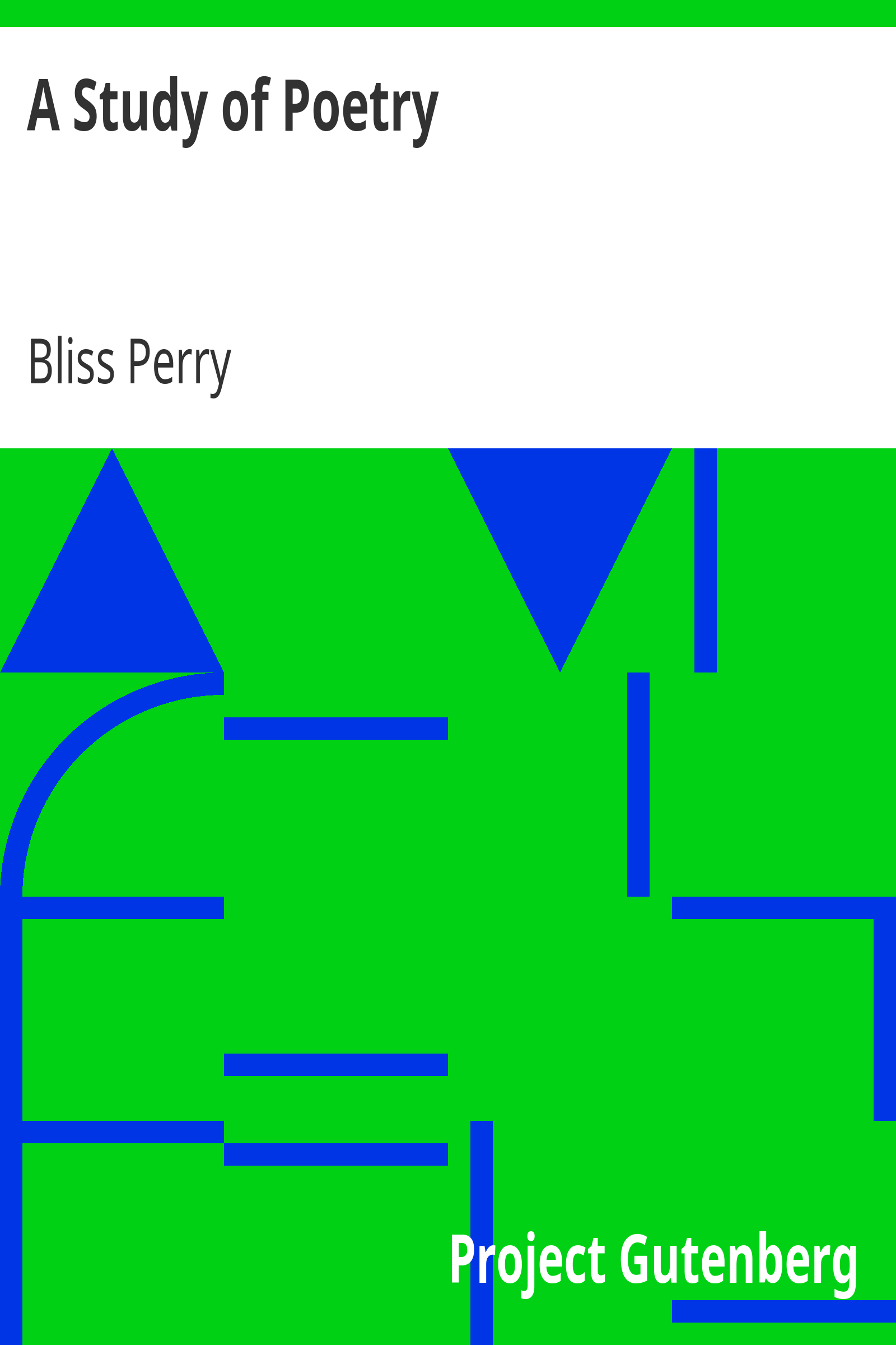 A Study of Poetry cover