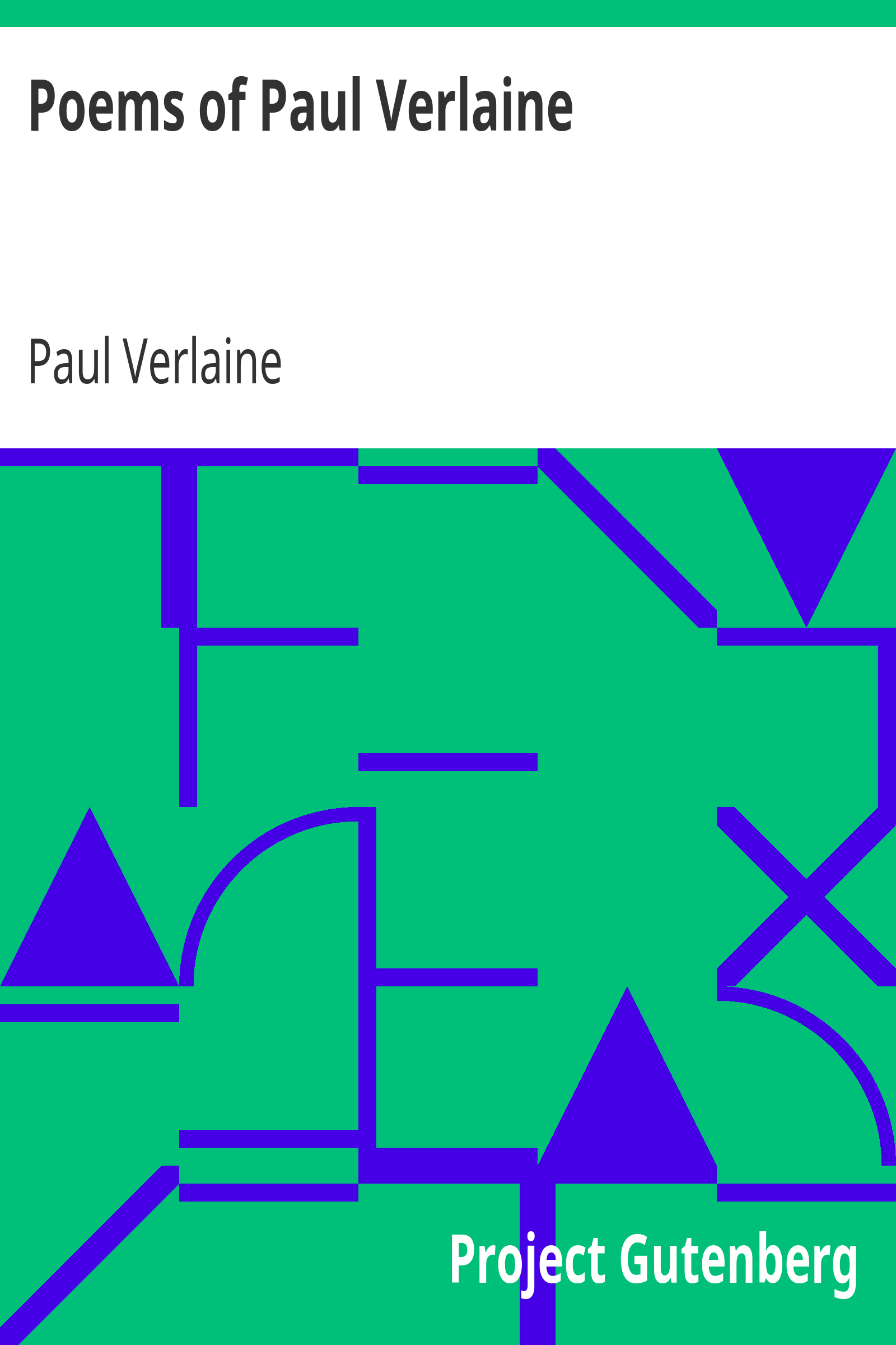 Poems of Paul Verlaine cover