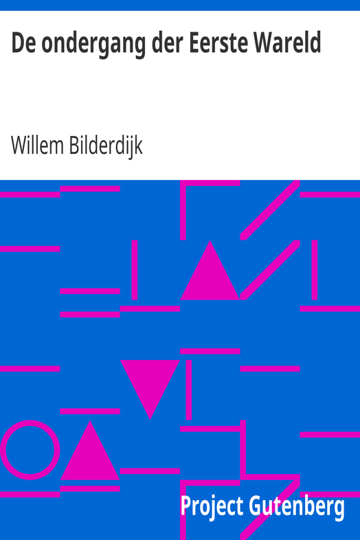 De ondergang der Eerste Wareld cover