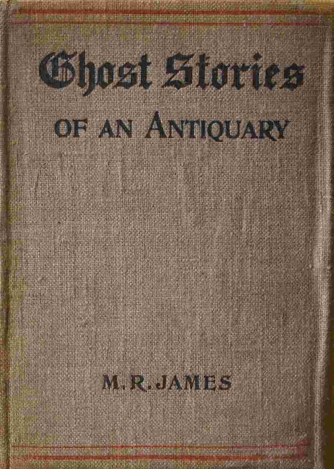 Ghost Stories of an Antiquary cover