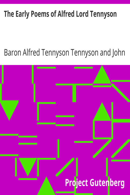 The Early Poems of Alfred Lord Tennyson cover