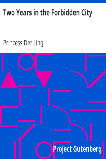 Two Years in the Forbidden City cover