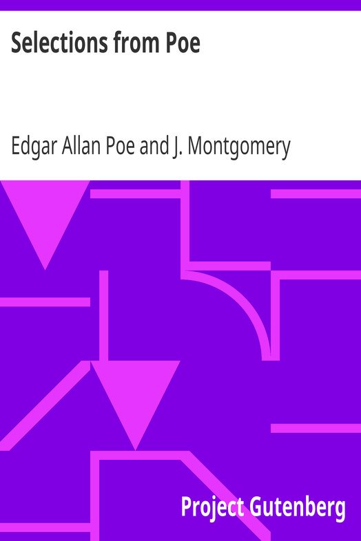 Selections from Poe cover