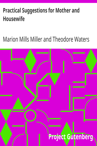 Practical Suggestions for Mother and Housewife cover