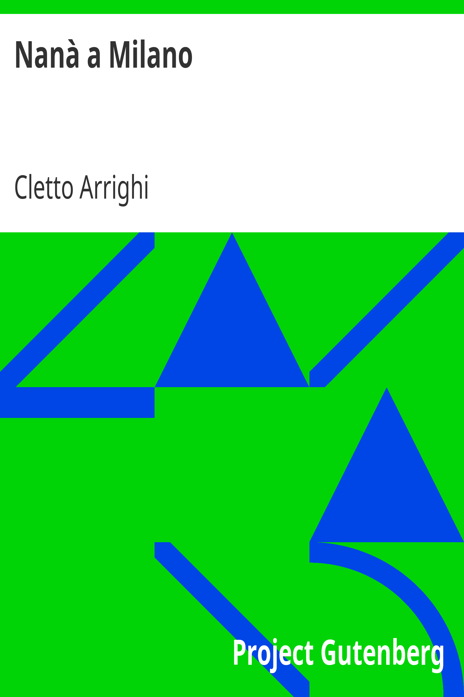 Nanà a Milano cover