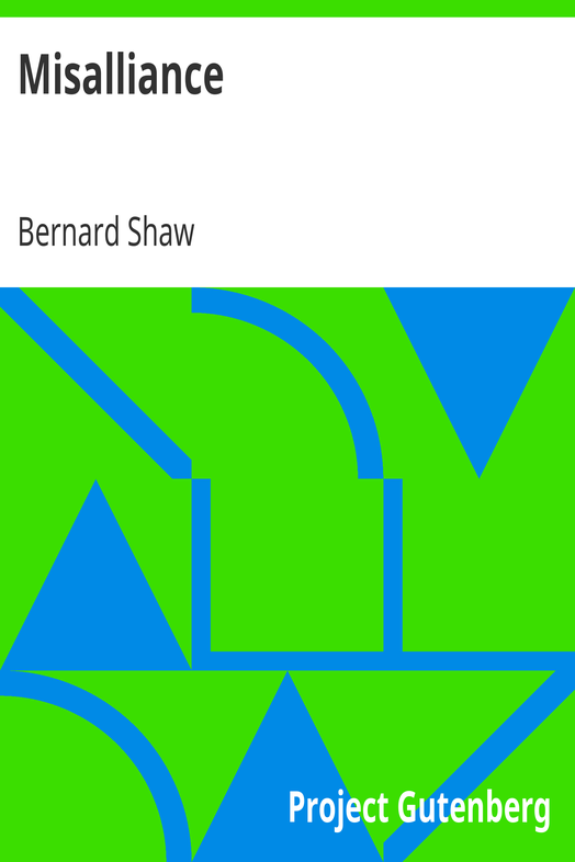 Misalliance cover