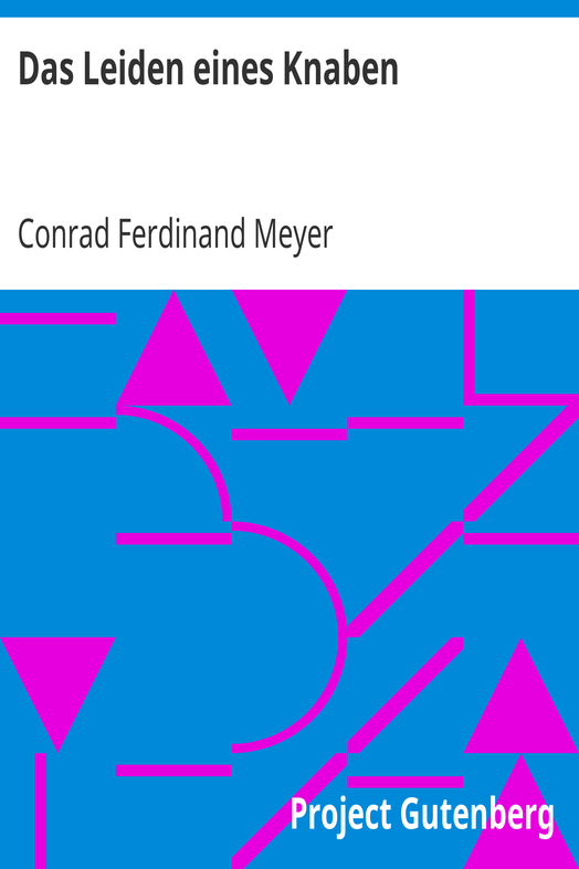 Das Leiden eines Knaben cover