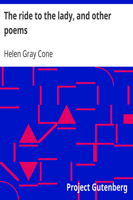 The ride to the lady, and other poems cover