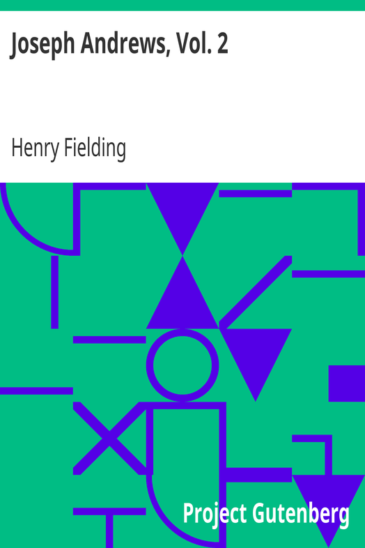 Joseph Andrews, Vol. 2 cover