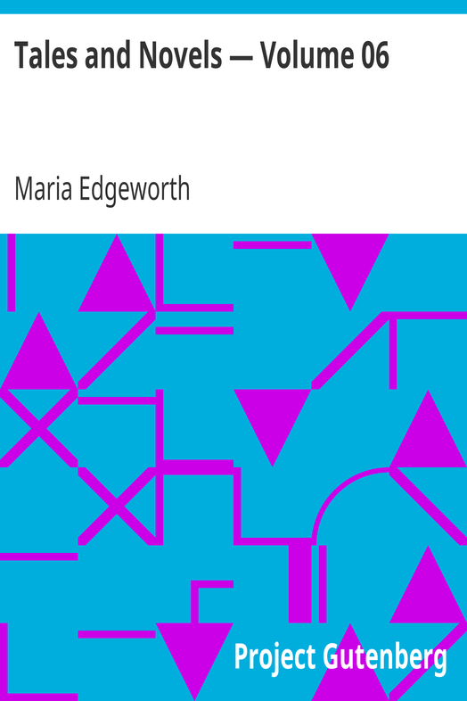 Tales and Novels — Volume 06 cover