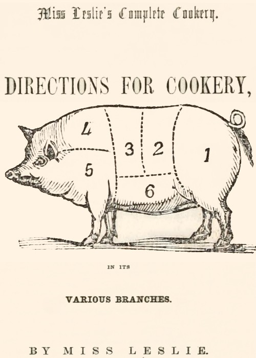 Directions for Cookery, in its Various Branches cover