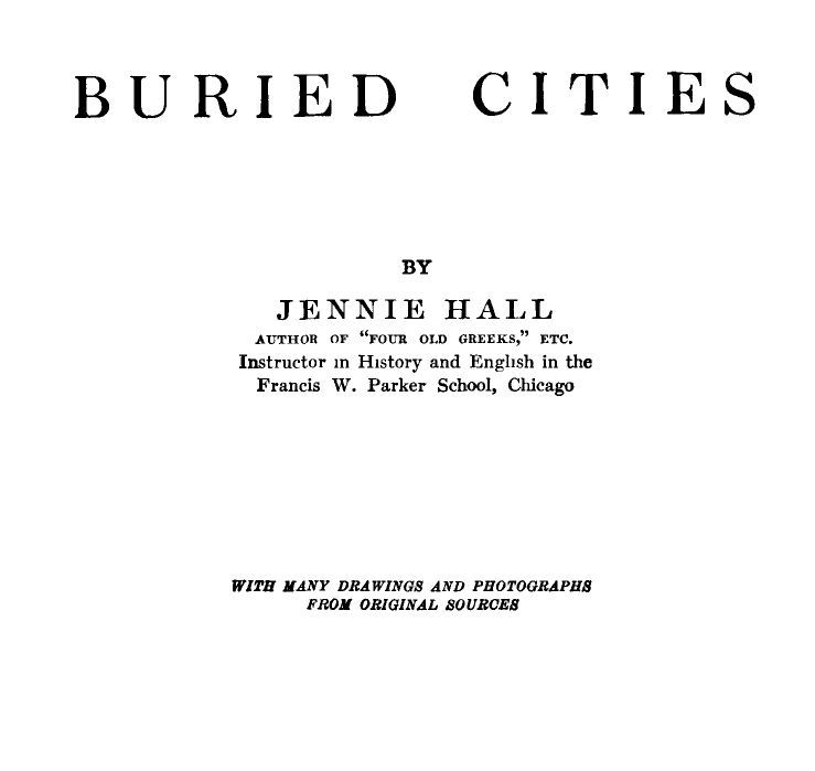Buried Cities, Volume 2: Olympia cover