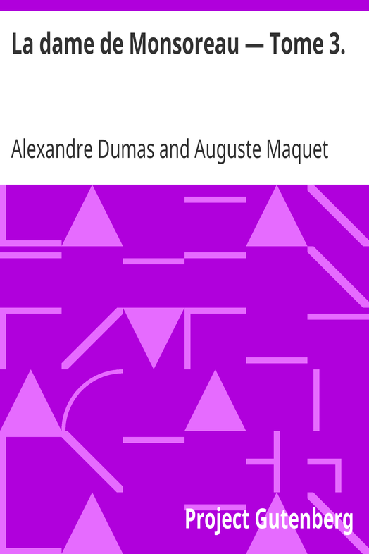 La dame de Monsoreau — Tome 3. cover