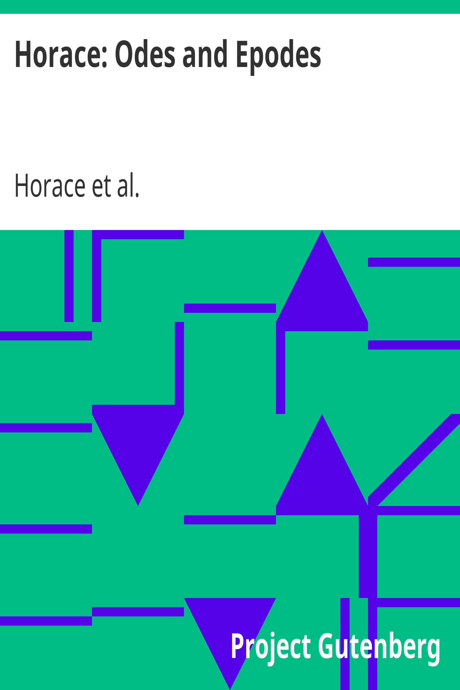 Horace: Odes and Epodes cover