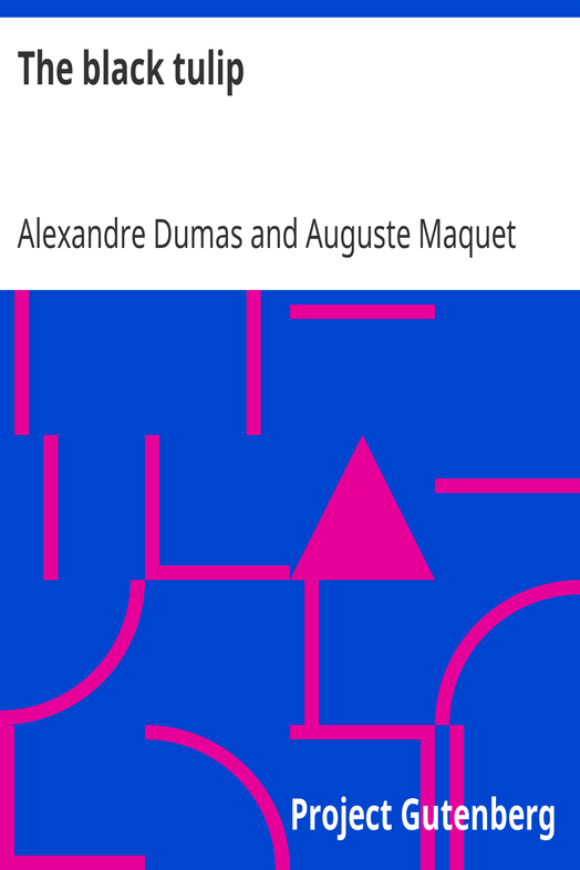 The black tulip cover