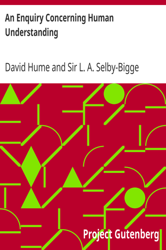 An Enquiry Concerning Human Understanding cover