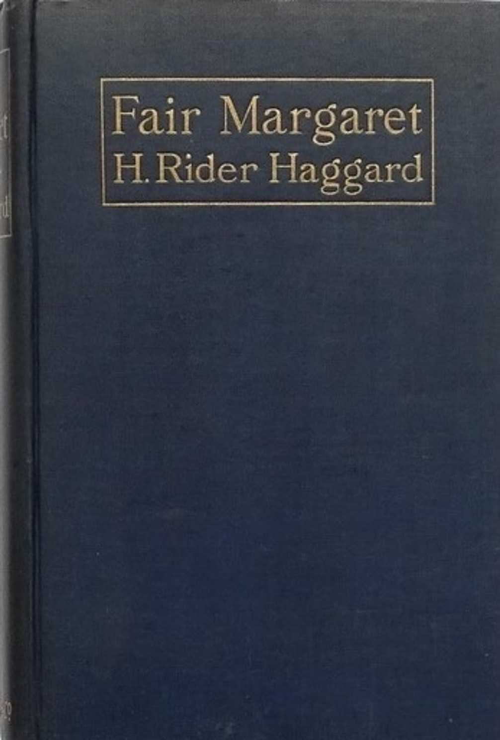 Fair Margaret cover