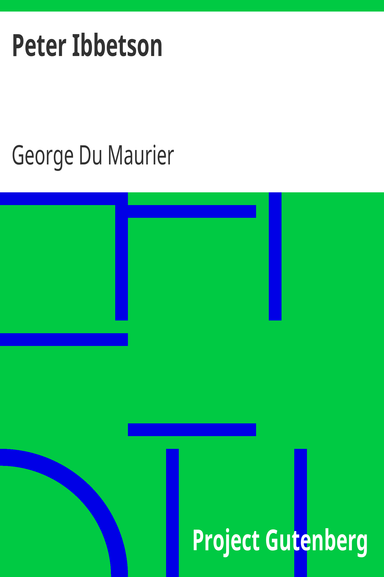 Peter Ibbetson cover