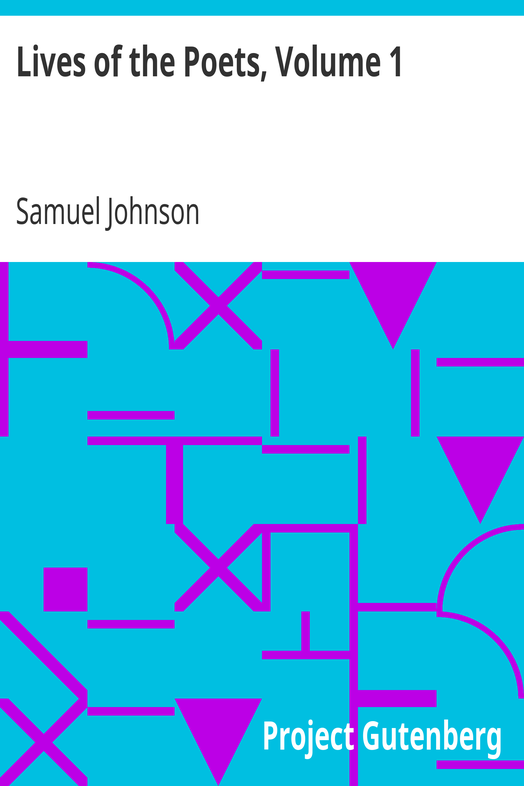 Lives of the Poets, Volume 1 cover