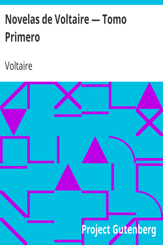 Novelas de Voltaire — Tomo Primero cover