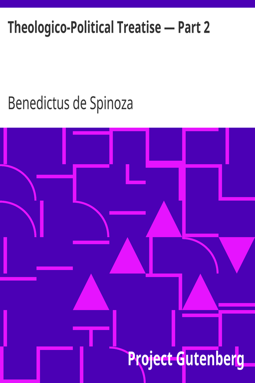 Theologico-Political Treatise — Part 2 cover
